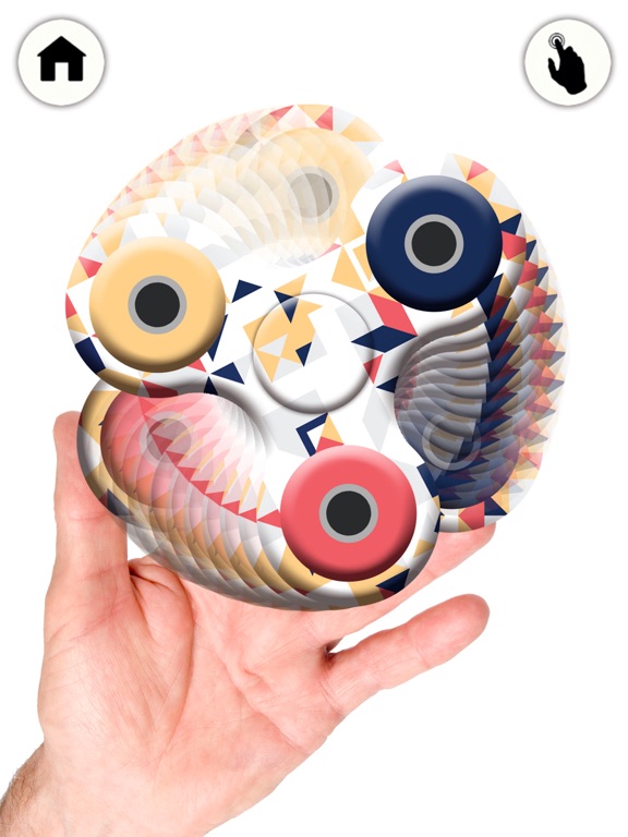 Fidget hand spinner simulator –  3d wheel toy game iPad screenshot
