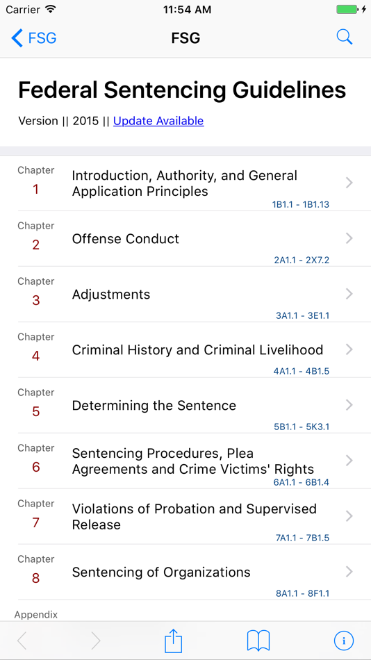 Federal Sentencing Guidelines (LawStack's FSG) - 8.601.20170625 - (iOS)