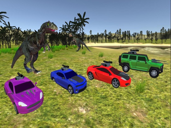 Screenshot #4 pour Car Vs Dino Sim : Jurassic Dinosaur Safari Hunter