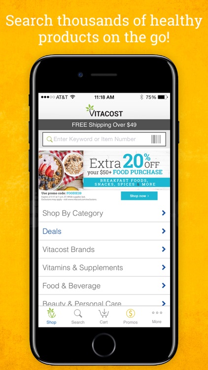 Vitacost screenshot-0