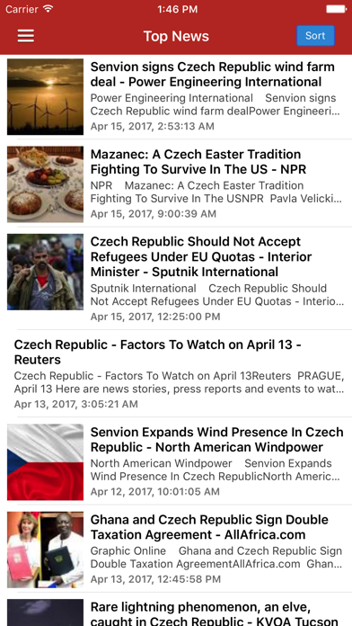 Screenshot #1 pour Czech News in English & Czech Music Radio