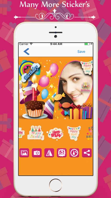 Birthday Photo Frames app