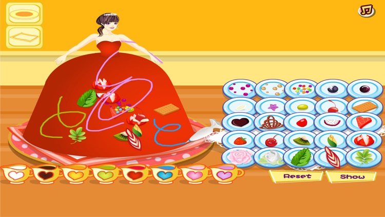 Cake Story - dress up kids games