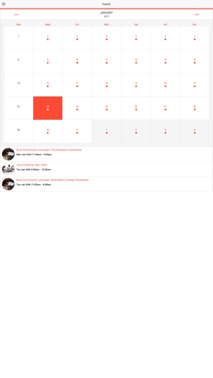 Food4Thought Foundation App