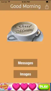 Good Morning Messages And Greetings screenshot #1 for iPhone