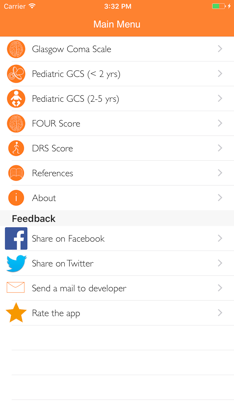 Coma scales screenshot 1