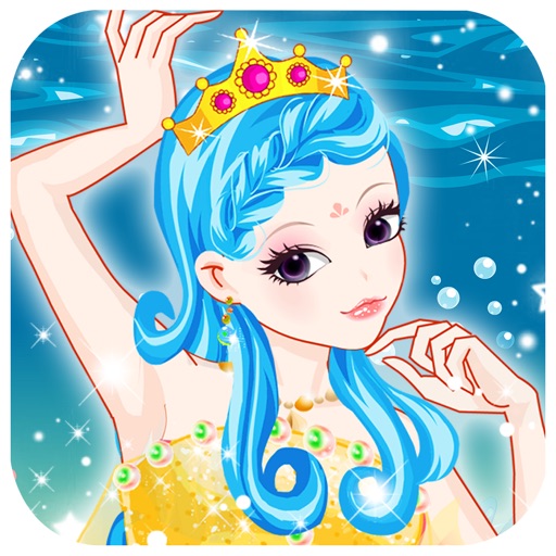 Romantic mermaid -  Makeover girly games icon