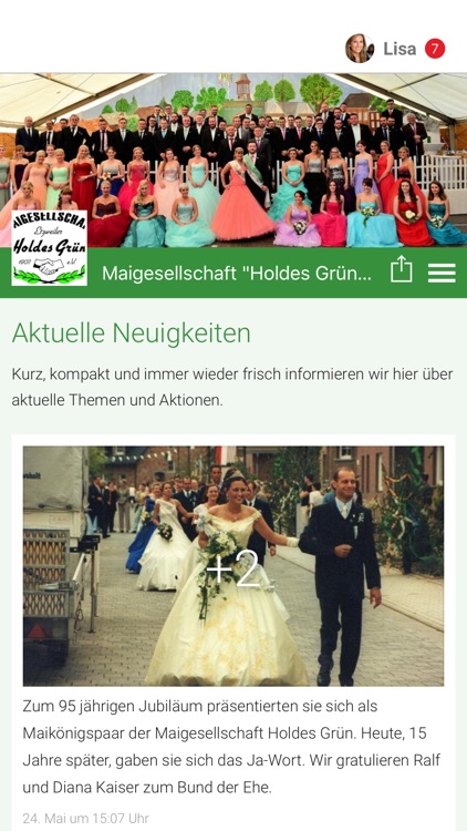 Maigesellschaft Holdes Grün