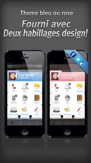 Capture d'écran de IGroup Contacts+Speed Dial Free sur iPhone 5