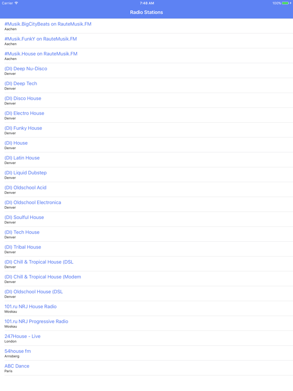 Screenshot #4 pour Radio Channel House FM Online Streaming