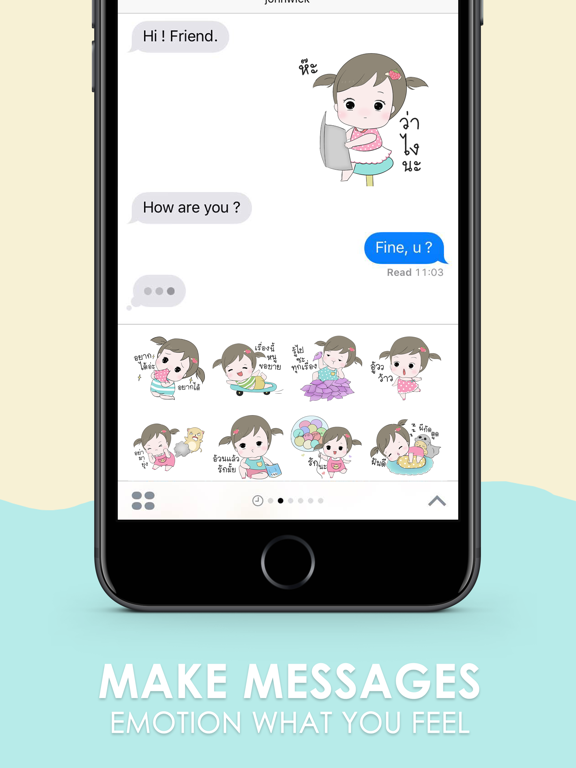 Screenshot #5 pour จีจี้ ฟันแหลม สติกเกอร์ สำหรับ iMessage