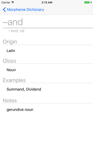 Morpheme Dictionary(圖2)-速報App