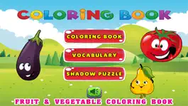 Game screenshot Kids Coloring Pages Tracing - Fruit Vegetable Game mod apk