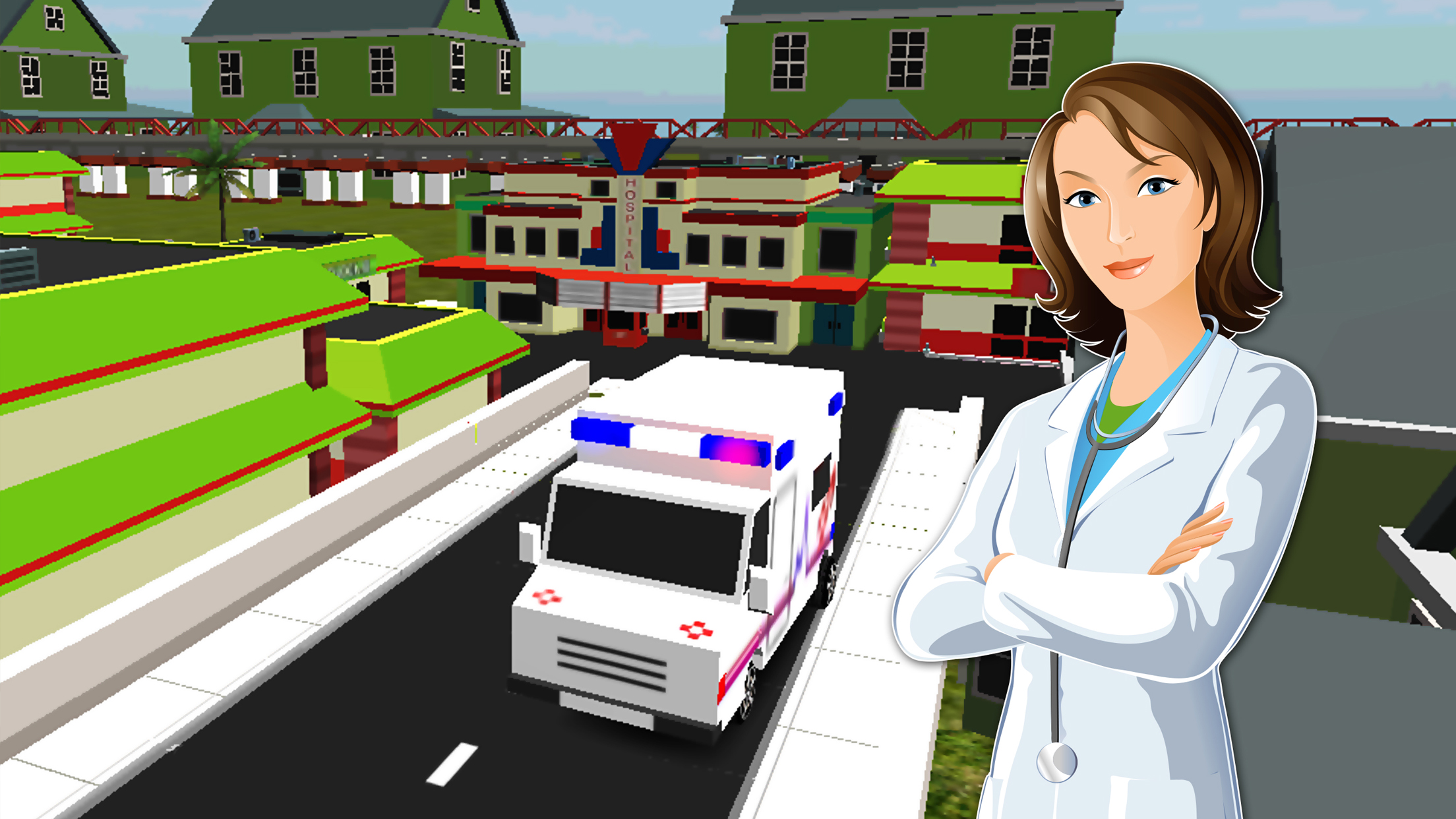 Ambulance Simulator Duty Drive :Pet Rescue 3D 2017