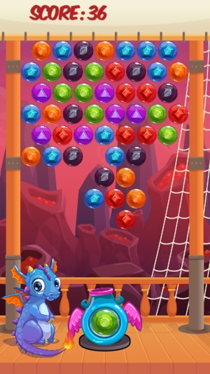 Dragon Pop ~ 拍攝的彩色氣球。 匹配3 遊戲(圖2)-速報App