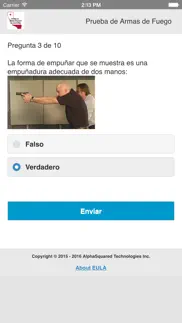 california firearms test - spanish iphone screenshot 4