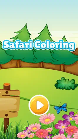 Game screenshot Wonder Animal safari coloring book games for kids mod apk