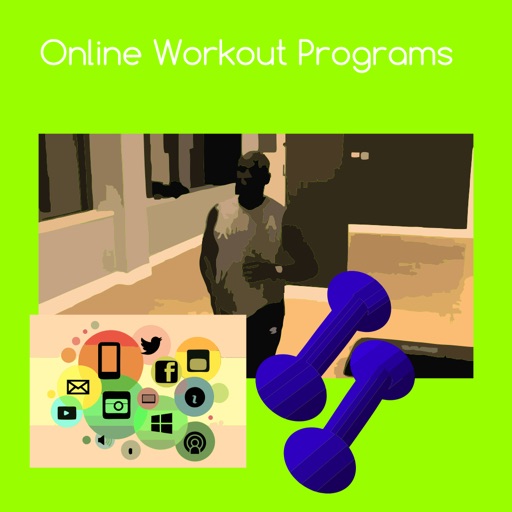 Online workout program icon