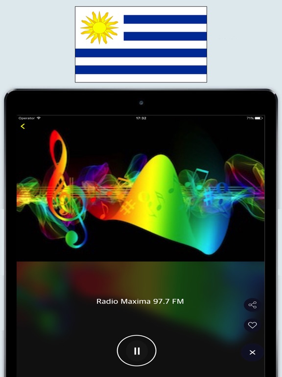Radios Uruguay FM AM - Live Radio Stations Online iPad screenshot 5 - Music app