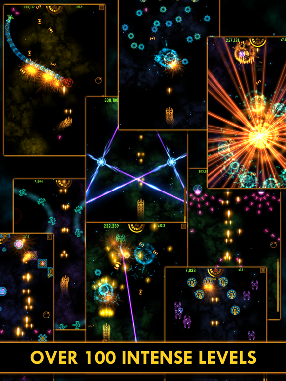 Screenshot #1 for Plasma Sky - a rad retro arcade space shooter