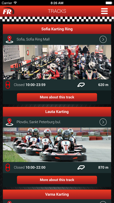 RaceFacer Screenshot