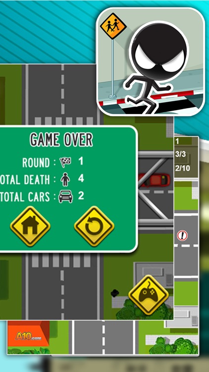 Stickman games: Stickman over road