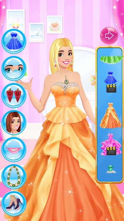 Princess Stylist Girls Dress Up and Makeup Salon