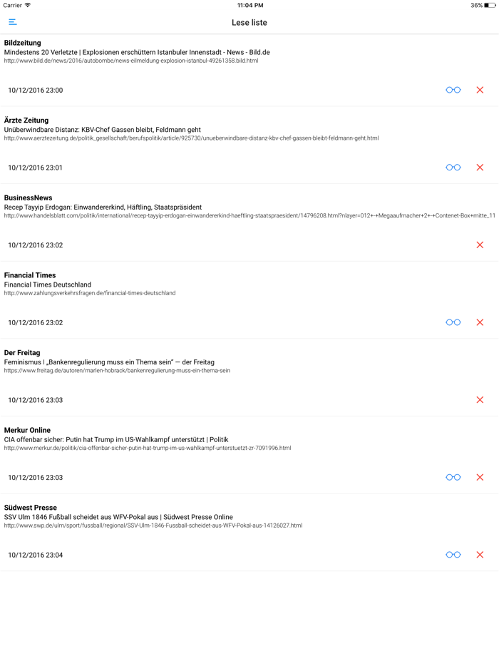 ZEITUNGEN UND ZEITSCHRIFTEN
