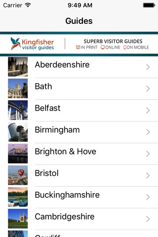 Kingfisher Visitor Guides screenshot 2