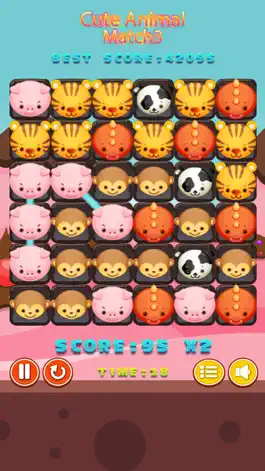 Game screenshot Cute Animals and Friends - Match 3 Puzzle Game mod apk