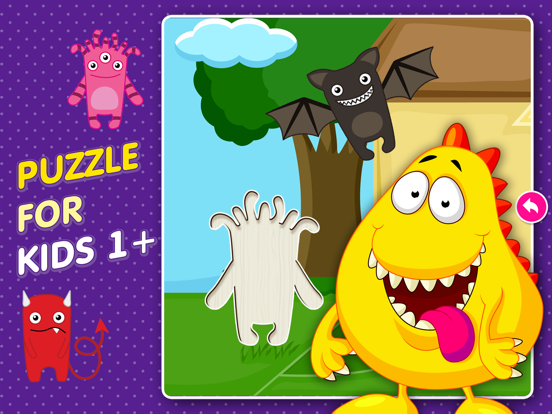 Monster Puzzle Games: Toddler Kids Learning Apps iPad app afbeelding 1