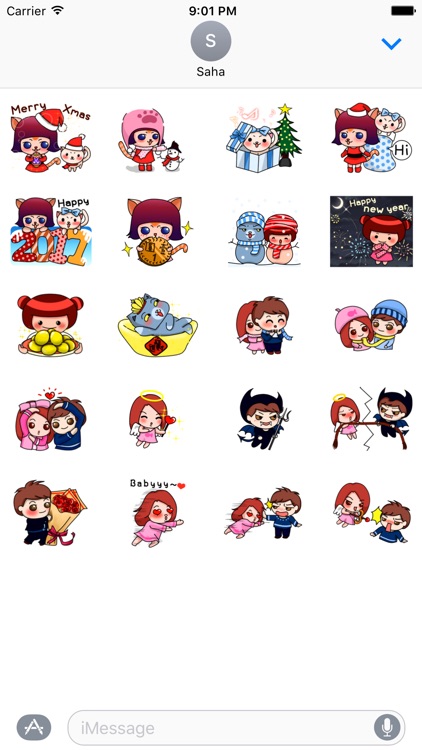 Happy New Year Stickers Vol3