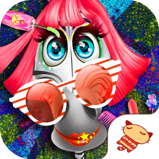 Little Zebra Makeover Resort-Pets Makeup icon