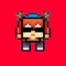 The addictive mega-hit Christmas Triple Skiing - Run Run Pixcel 2D