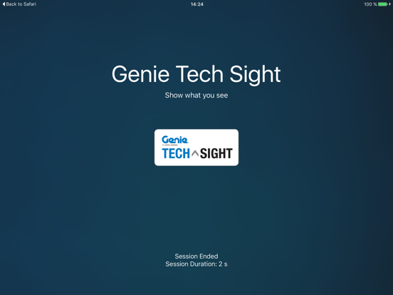Genie Tech Sight iPad screenshot