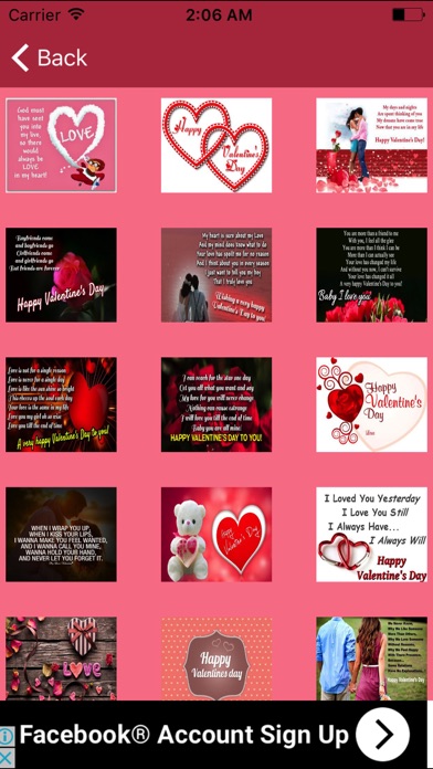 Screenshot #2 pour Happy Valentine Day Messages,Wishes & Love Images