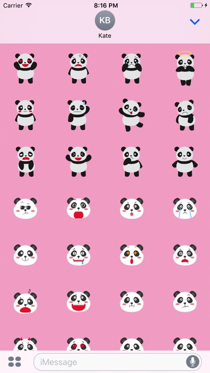 PandaMoji Stickers - Cute Emojis