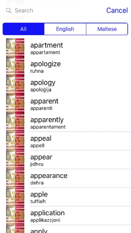 Maltese Dictionary GoldEdition screenshot-3