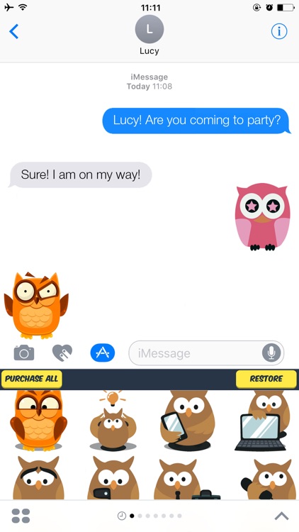 Cute Owl Stickers - 80+ Owl Emoji Sticker Pack
