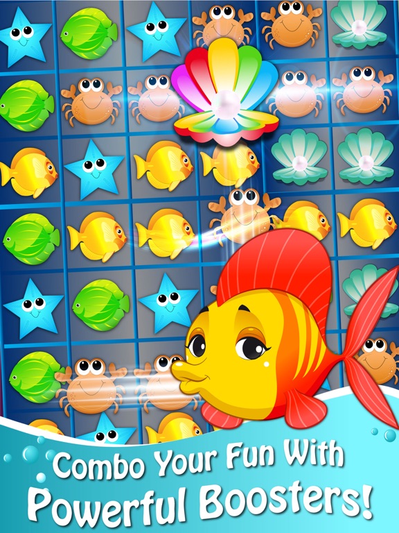 Screenshot #6 pour Fish Fantasy Match 3