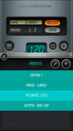N-Track Metronom iPhone Ekran Görüntüsü 3