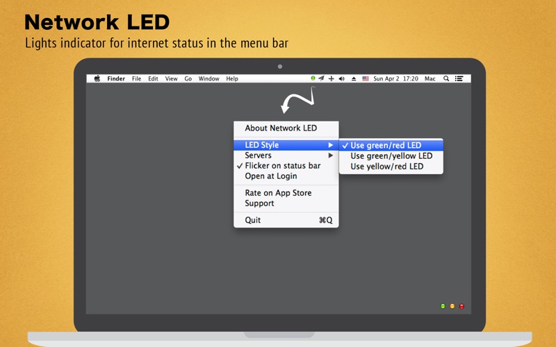 Screenshot #1 pour Network LED