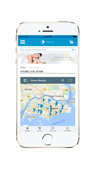 Venus Beauty  app screenshot