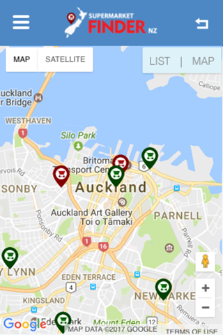 Supermarket Finder NZ - náhled