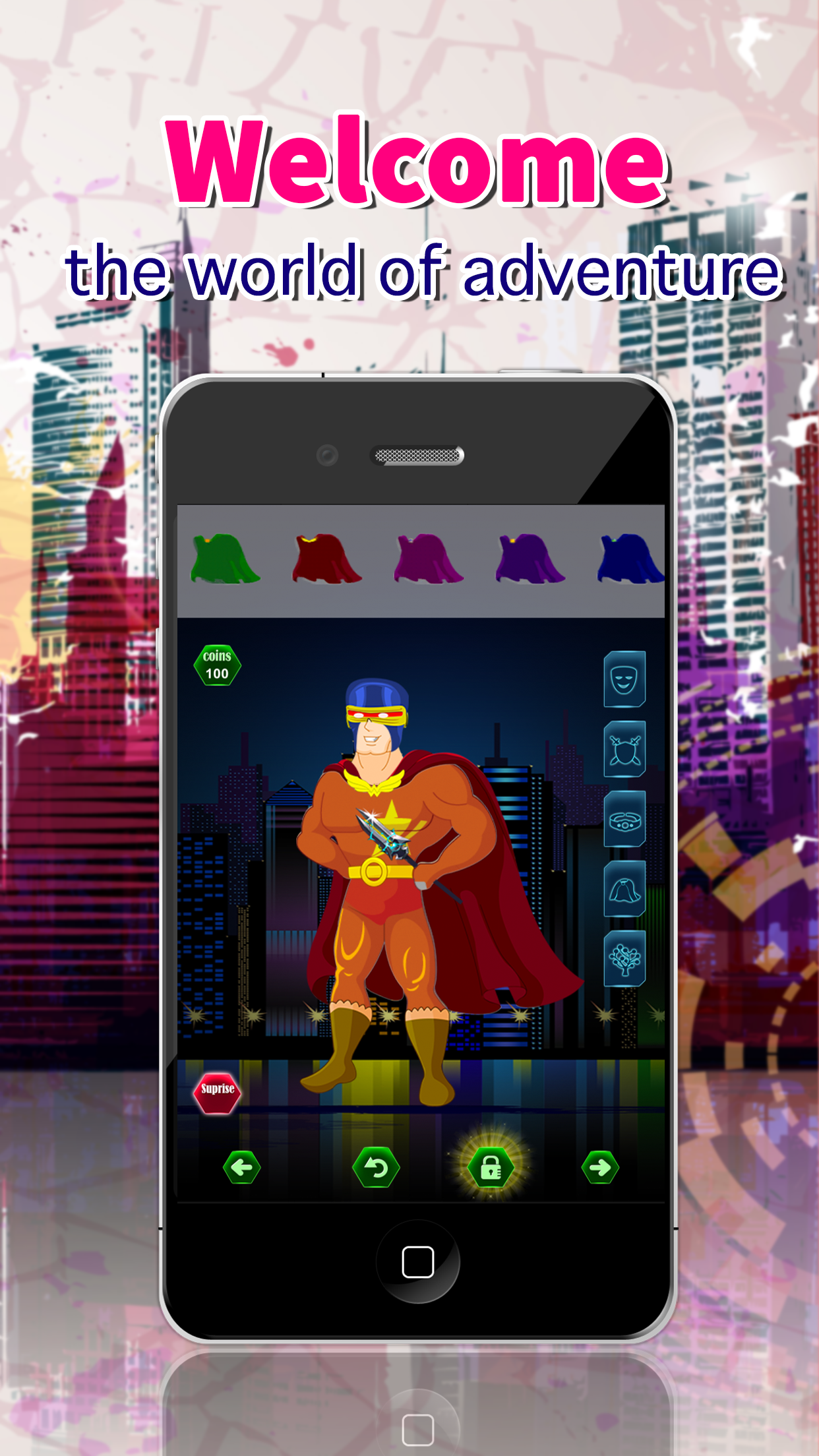 SuperHero Dress Up Create A Character Games screenshot 3
