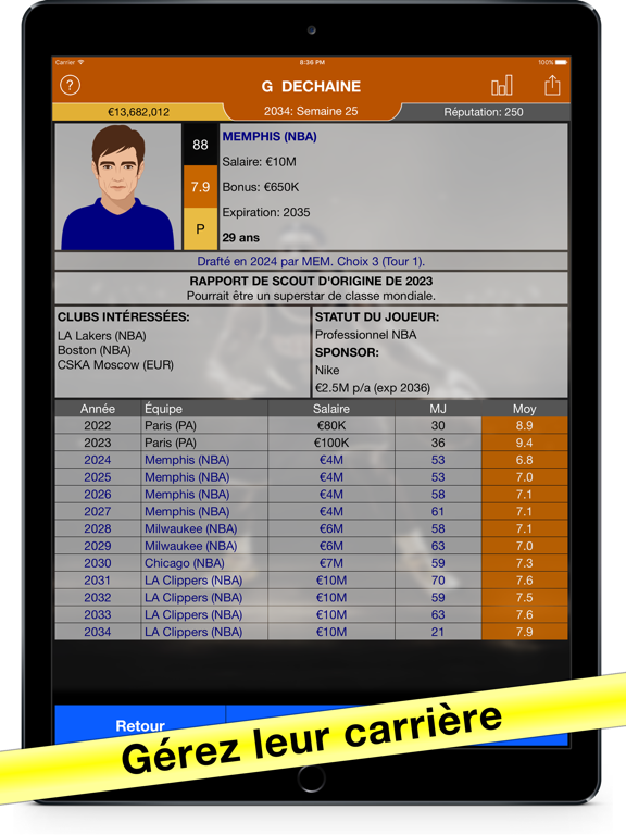 Screenshot #5 pour Jeu de Agent de Basket 2018