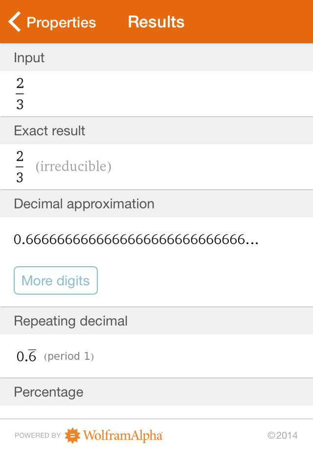 Wolfram Fractions Reference App