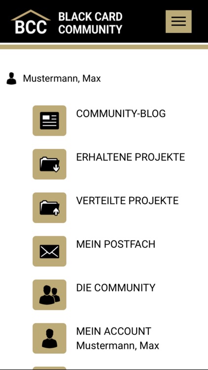 Black Card Community App