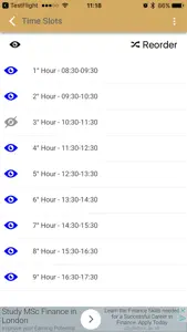 iClassSchedule screenshot #3 for iPhone