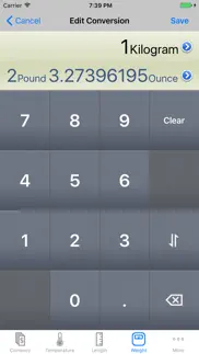 currency&unit conversions iphone screenshot 3